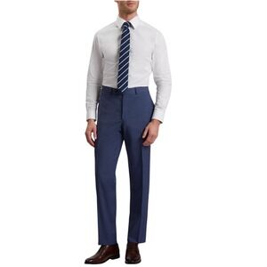 TED BAKER Jefferson Wool Modern Fit Pant Size 33/27 (3 inch hem for length)